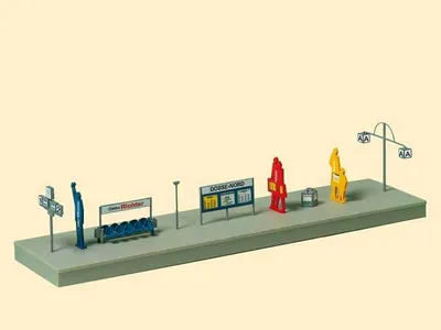 Produktbild von Auhagen TT Bahnsteigausstattung 43646