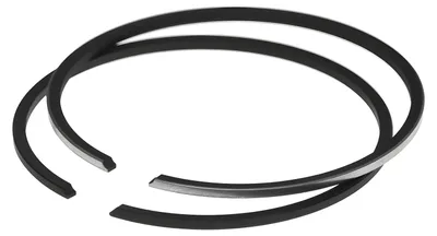 Zdjęcie produktu dla Komplet pierścieni tłokowych TopPerformances o średnicy 47 mm, przeznaczony do skutera Yamaha Aerox 50 Cat, produkowanego od roku 2003