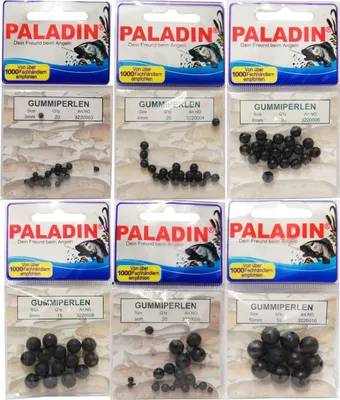 Produktbild von Paladin Gummiperlen Perlen Perle für Sbirulino Posen , Größe/Packungsinhalt:3mm / 20 Stück