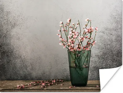 Produktbild von MuchoWow® Poster Blumen - Rosa - Stilleben 160x120 cm - Foto Plakat