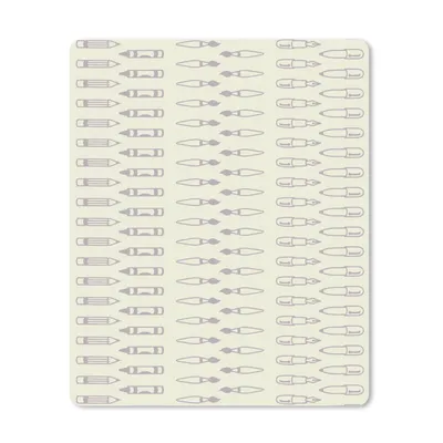 Produktbild von MuchoWow® Mauspad Mousepad Bleistift - Schablonen - Pinsel 30x40 cm - Mousepads - Maus Mat - Pad - Mausunterlage - Mausmatten