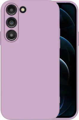 Produktbild von Hülle für Samsung Galaxy S23 Case Cover Bumper Silikon Softgrip Schutzhülle Farbe: Lila