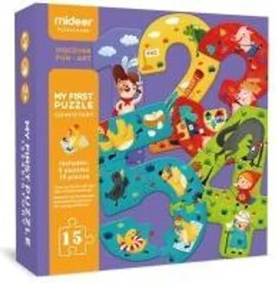 Obrázok produktu pre Mideer Moje prvé puzzle - Čísla - 15 dielikov