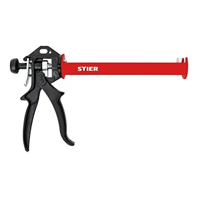 Produktbild von STIER Kartuschenpistole SAP-II, mechanisch, 18:1 Übersetzungsverhältnis, Perfekt für Silikon- und Mörtelkartuschen, Präzises Arbeiten leicht gemacht, Länge 355 mm