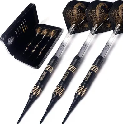 Obrázok produktu pre CUESOUL Black Scorpion 16g Soft Darts Set puzdro - B2303