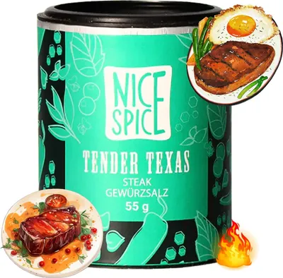 Produktbild von NICE SPICE Steak Gewürz 15 x 70g Gewürzzubereitung Gewürzmischung