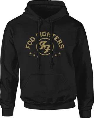 Image de Foo Fighters - "Arched Stars" Sweat à capuche homme/femme unie RO1842 (L) (Noir)