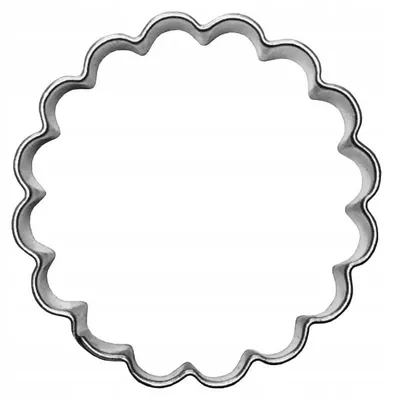 Produktbild von EkoForemki Ausstecher gezackter Kreis 3,7cm