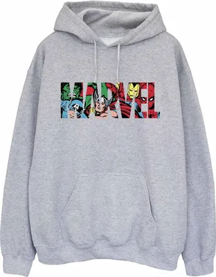 Produktbild von Marvel Comics - Kapuzenpullover für Herren BI2073 (S) (Grau)