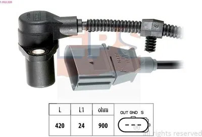 Produktbild von EPS 1.953.320 Kurbelwellensensor Impulsgeber für VW Golf IV Schrägheck (1J1)