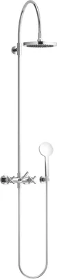 Produktbild von Dornbracht TARA Showerpipe mit Brausebatterie ohne Handbrause, flowReduce, 26632892-08