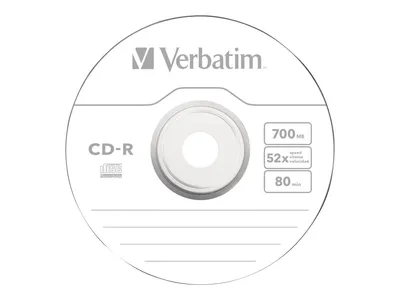 Produktbild von Verbatim CD-R Rohlinge 700MB 100er Spindel