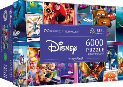 Produktbild von Trefl UFT Puzzle Disney Pixar Animationsgalerie, 6000 Teile, 133.3 x 92.8 cm, 81038