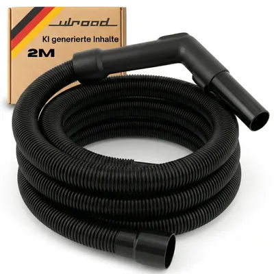 Produktbild von 2m Staubsaugerschlauch 58mm Anschluss und 35mm Griff kompatibel mit Nilfisk, Parkside, Kärcher NT, Starmix, Flex Nass-/Trockensauger, Industriesauger TopCraft Aldi