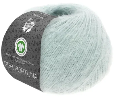 Produktbild von Lana Grossa - Per Fortuna GOTS 0018 eisblau