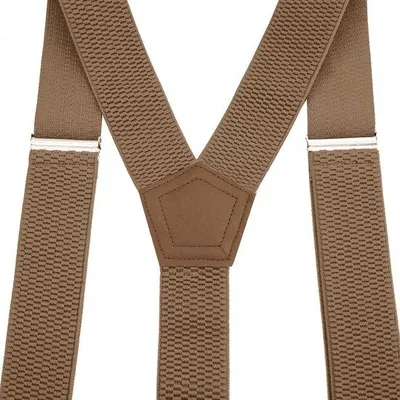 Produktbild von Verstellbare Hosenträger für Herren – Breite: 4 cm – Robuste Clips – Stilvoll und vielseitig