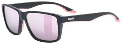 Produktbild von Uvex solus Sportbrille, black matt/mirror pink, one size