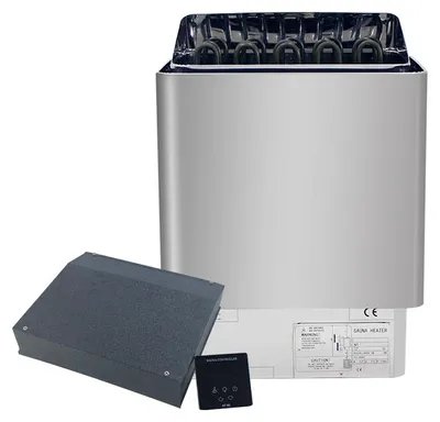 Obrázok produktu pre 9KW saunová pec Thermolux Gunmetal - dotykové/digitálne ovládanie