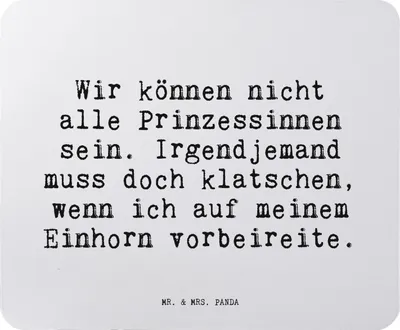 Produktbild von Mr. & Mrs. Panda Mouse Pad Wir können nicht alle... - Aquarellblau - Geschenk, Sprüche, laptop mauspad, mousepad, Spruch Weisheiten Zitate Lustig Weisheit Worte, witzig