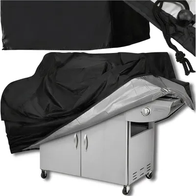 Produktbild von Grillschutzhüllen Grill Gasgrill Abdeckhaube Grillabdeckung Abdeckung Grillhaube Regenschutz Schutzhülle Abdeckplane Outdoor BBQ XXL Stark, langlebig (145x61x117 cm)