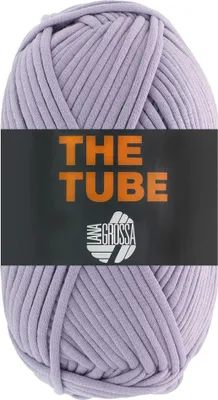 Produktbild von Lana Grossa THE TUBE 200 g weiches & gefülltes Schlauchgarn (Ø ca. 4-5 mm) ideal geeignet für Home-Accessoires und Taschen 114 m Farbe 009 - Lila