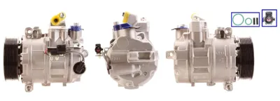 Produktbild von LUCAS ACP505 Klimaanlage Klimakompressor PAG 46 R134a für LAND ROVER Range Rover Sport (L320) Discovery III (L319) Discovery III Van (L319)