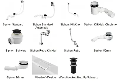 Produktbild von Design Freistehender Waschtisch Acryl Waschschale Mit Säule Aufsatzwaschbecken