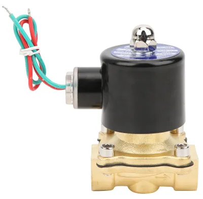 Produktbild von G1/2 Zoll Messing Magnetventil Wasserdruck Normal Geschlossen Direktwirkend 2W-160-15AC110V
