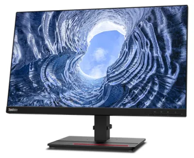 Produktbild von Lenovo ThinkVision T24i-20, 60,5 cm (23.8"), 1920 x 1080 Pixel, Full HD, LED, 6 ms, Schwarz
