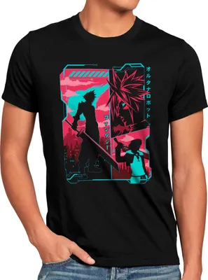 Produktbild von style3 Feisty Fantasy Herren T-Shirt anime cloud chocobo sephiroth