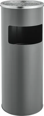 Produktbild von SVITA Aschenbecher grau 30 Liter Ascher Mülleimer Standaschenbecher