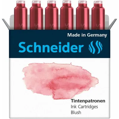 Immagine prodotto di Schneider 166136 6x Pastell Tintenpatronen für Füller Blush