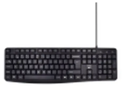 Produktbild von Ewent EW3002, Volle Größe (100%), Kabelgebunden, USB, Membran Key Switch, QWERTY, Schwarz