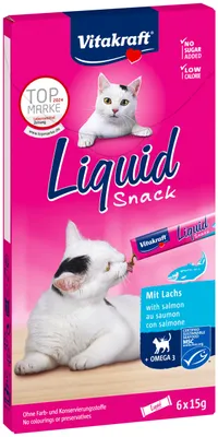 Obrázek produktu pro Vitakraft Liquid Snack, Junior, Kuřecí maso, Na ryby, Vepřové, 90 g