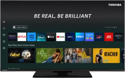 Toshiba 40QV3F63DA, 101,6 cm (40"), 1920 x 1080 Pixel, Full HD, DLED, Smart-TV, Schwarz