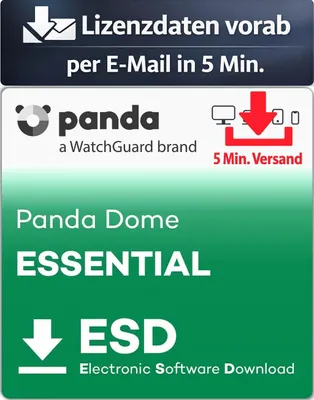 Produktbild von Panda Dome Essential MD (1 User - 1 Jahr) ESD Antivirus Sicherheit 5 Min. Versand als Download per Mail