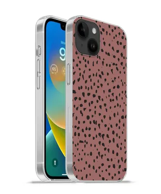 Produktbild von MuchoWow® Handyhülle Schutzhülle Hülle für Apple iPhone 14 Plus - Soft case Polka dots - Muster - Schwarz Silikon Softcase Handy Hülle - Abbildung
