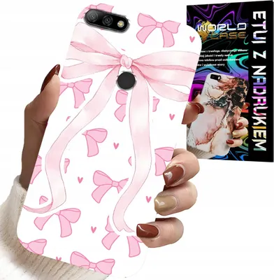 Produktbild von Fall Für Huawei Y7 2018 - Rosa Schleife Schleife Mode Designs Fall