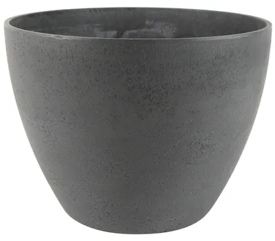 Produktbild von Ter Steege Pflanzentopf - dunkelgrau - Kunststoff - 22 x 17 cm