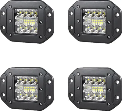 Obrázok produktu pre Pracovné svetlo LED, jas 42 W, vodotesné vyhotovenie, 4 x 42 W reflektory