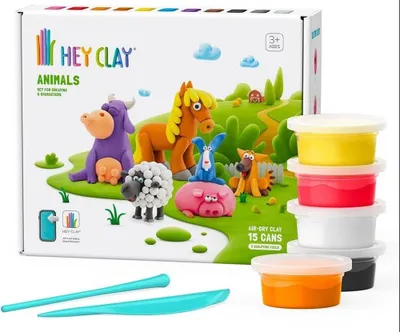 Obrázok produktu pre Hey Clay Zvieratká HCL15012 – Kreatívna modelovacia hmota