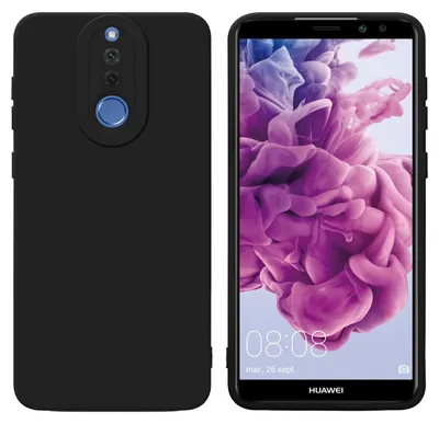 Immagine prodotto di Cadorabo cover per Huawei MATE 10 LITE cover protettiva in TPU nero custodia in silicone custodia per cellulare