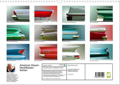 Produktbild von American Dream: Heckflossen-Ikonen (Wandkalender 2026 DIN A3 quer), CALVENDO Monatskalender