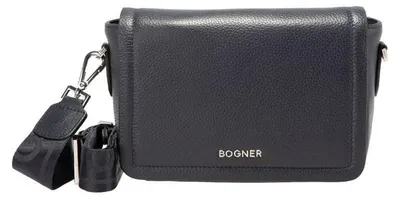 Produktbild von Bogner Wallis Bar Leder Shoulderbag dunkelblau 15 x 23 x 9