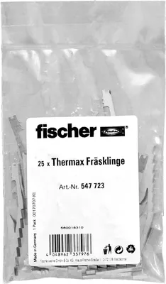 Immagine prodotto di Lame di fresatura Fischer Thermax per la fresatura dell'isolamento termico in sacchetto - 25 pezzi