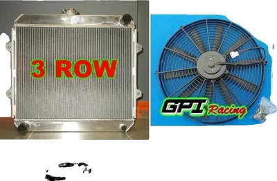 Obrázek produktu pro Chladič, hliníková konstrukce, třířadé uspořádání, chladič a ventilátor