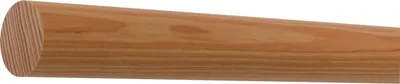 Produktbild von TIBU Lärche Handlauf Holz Ø 42 mm Geländer Treppe 0,3m - 5m, Länge 0,7 m und Enden gekappt (sägerau) ohne Halter