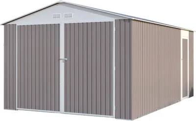 Produktbild von Metallgarage "Nevada" mit Flügeltür - 15,36 m²
