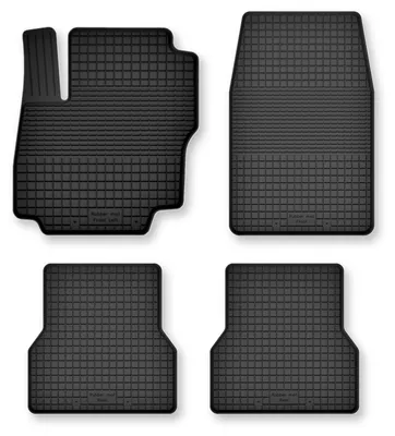 Image de Tapis de sol en caoutchouc pour Ford B-MAX 2012-2017 (monospace) – 4 pièces, noirs, semi-universel, adapté