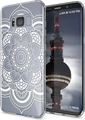 Produktbild von Samsung Galaxy S8 Hülle Handyhülle von NALIA, Slim Silikon Motiv Case Schutzhülle Pattern Flowers